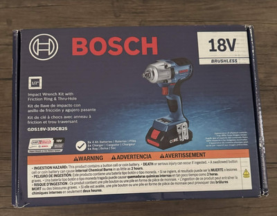 Bosch GDS18V-330CB25 18V Brushless Connected-Ready 1/2 In.
