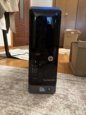 HP Pavilion Slimline Desktop PC   Powers On   Untested   Windows 7