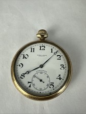 Longines Pocket Watch 15 Jewels Vintage 1930s Gold Filled Works Rare