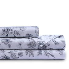 Organic Cotton King Percale Pillowcases - 400 Thread Count, Extra Deep Pocket...