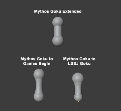 Mythos Anime Goku Conversion Neck Pegs - READ DESCRIPTION!