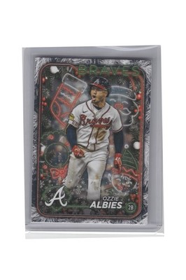 2024 Topps Holiday #H108 Ozzie Albies Holiday Tree B7R3C101