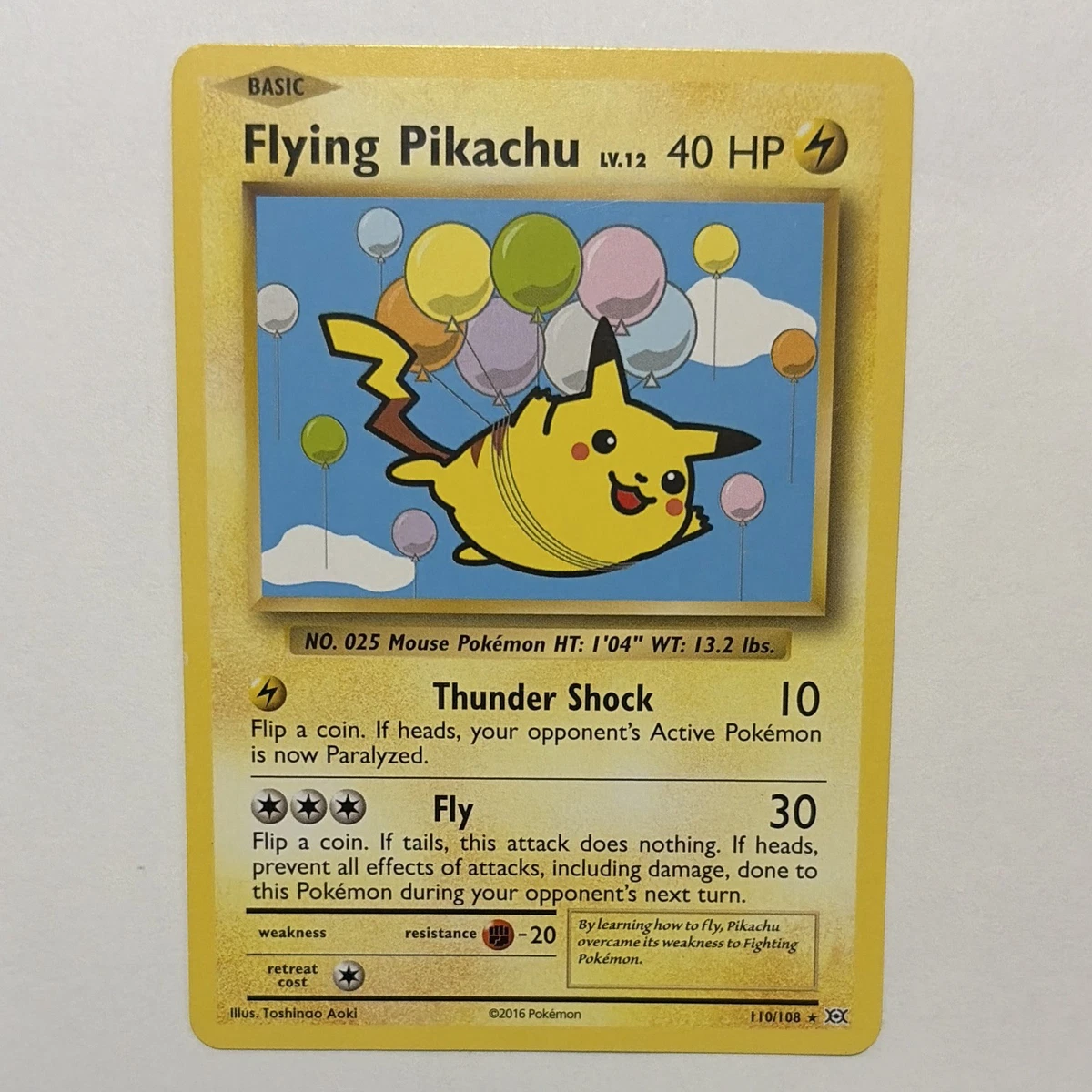 Flying Pikachu 110/108 Evolutions for sale | eBay