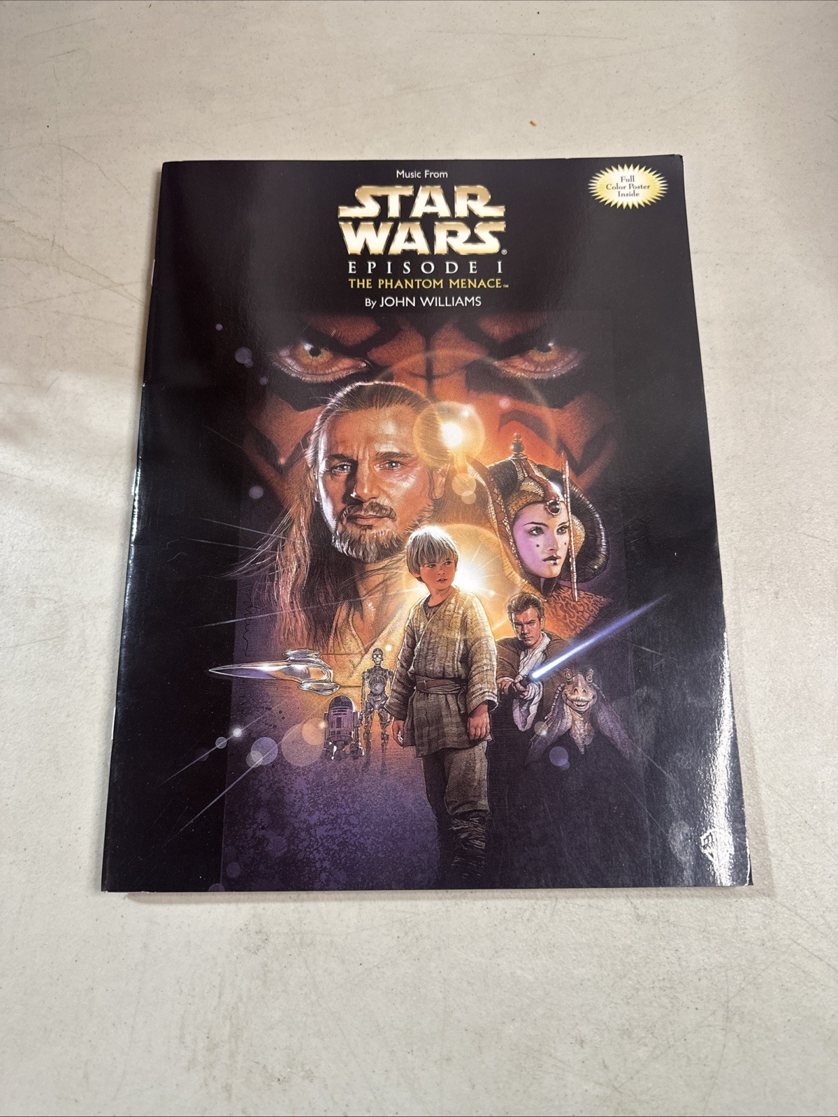 Star Wars Episode I The Phantom Menace: Piano Arrangements, Book & Poster
