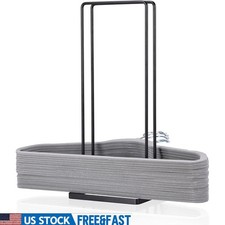 Metal Hanger Stacker Organizer Portable Storage Velvet Wire Wooden Hangers New