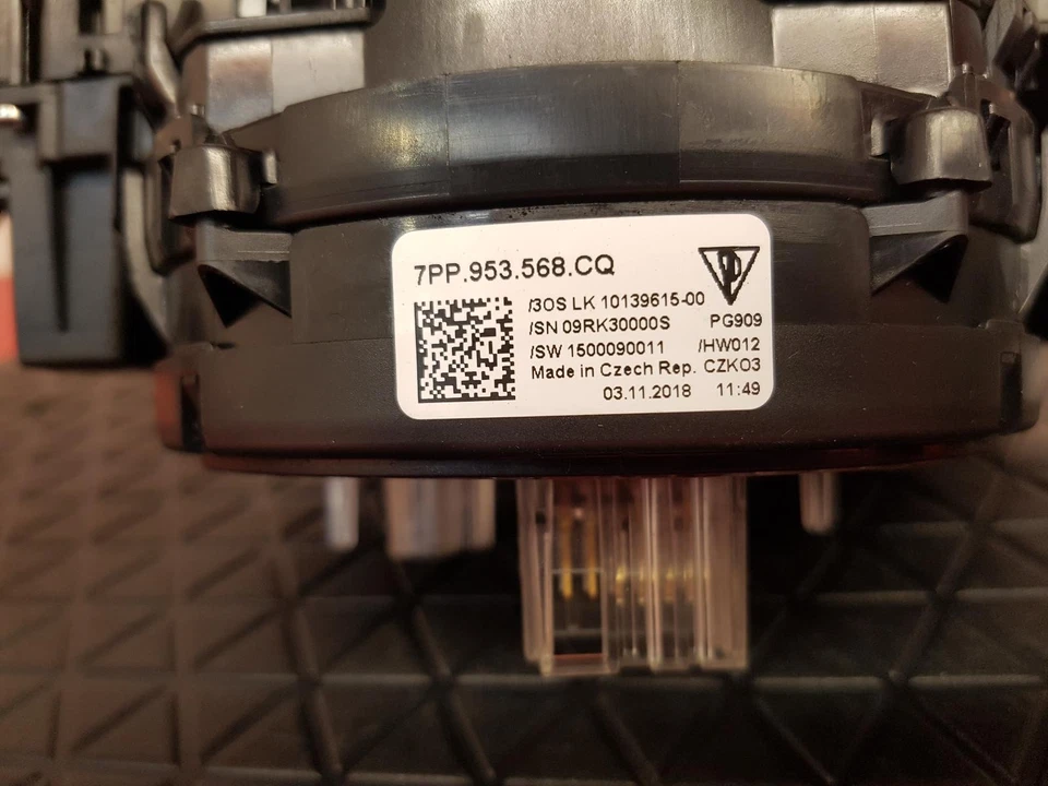 Interruptor de columna de dirección limpiaparabrisas indicador Porsche 911 2018 tallos Foto 4 de 4