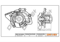 Wasserpumpe MotorküHlung Dr!Ve+ DP2310.10.122 FüR Ford Kuga 2 DM2 MAX WA6 Focus