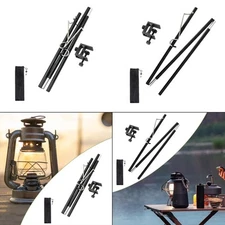 Camping Lantern Stand, Lamp Stand, Lightweight Bird Feeders Hanger, Lantern Pole