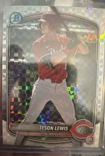 2025 Bowman Draft - Chrome Tyson Lewis #BDC-32 X-Fractor (RC)