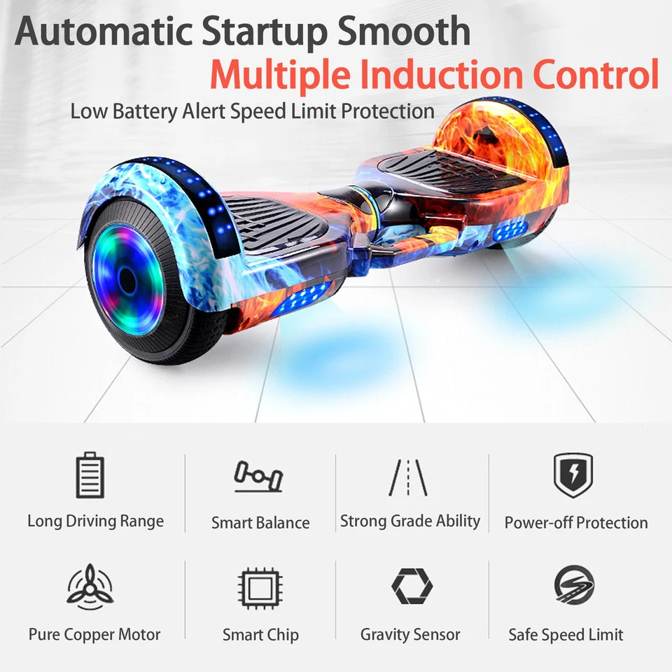 Hoverboard Scooter Bluetooth Self Balancing Electric Hover Board Skateboard - image 2 of 4