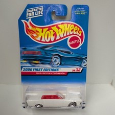 Hot Wheels 1964 Lincoln Continental Convertible 164 2000 First Editions Hot Wheels 1964 Lincoln Continental Convertible 164 2000 First Editions