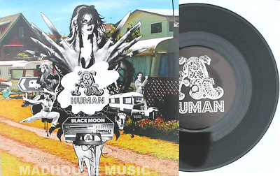 A HUMAN 7'' Black Moon / Trees Sway 2008 WALL OF SOUND Ltd Edn UK Vinyl UNPLAYED