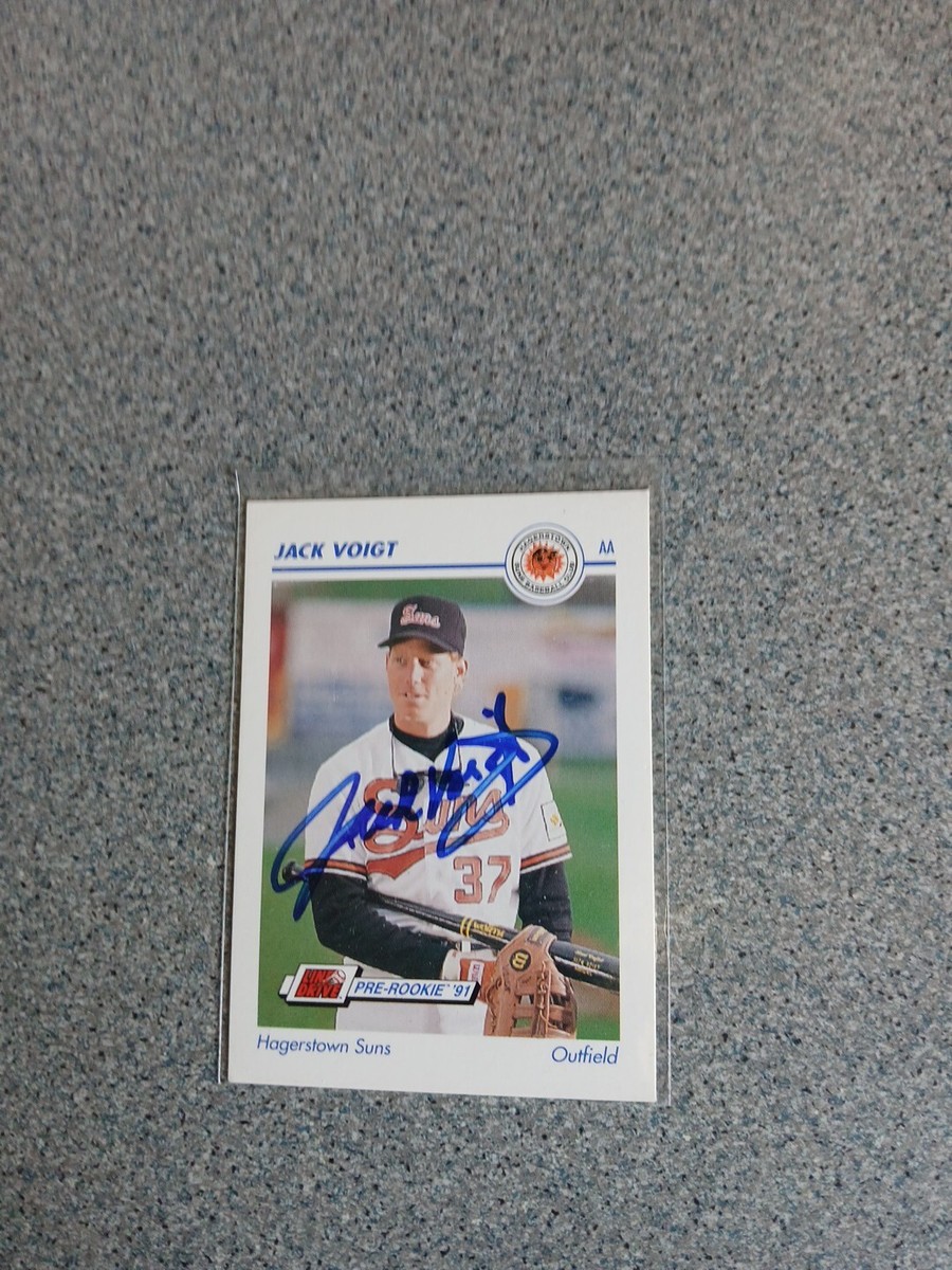 Jack Voigt Signed In Person 199 1 Impel Rookie Card | eBay