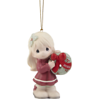 Precious Moments May Your Christmas Wishes Come True Girl Ornament - 221002