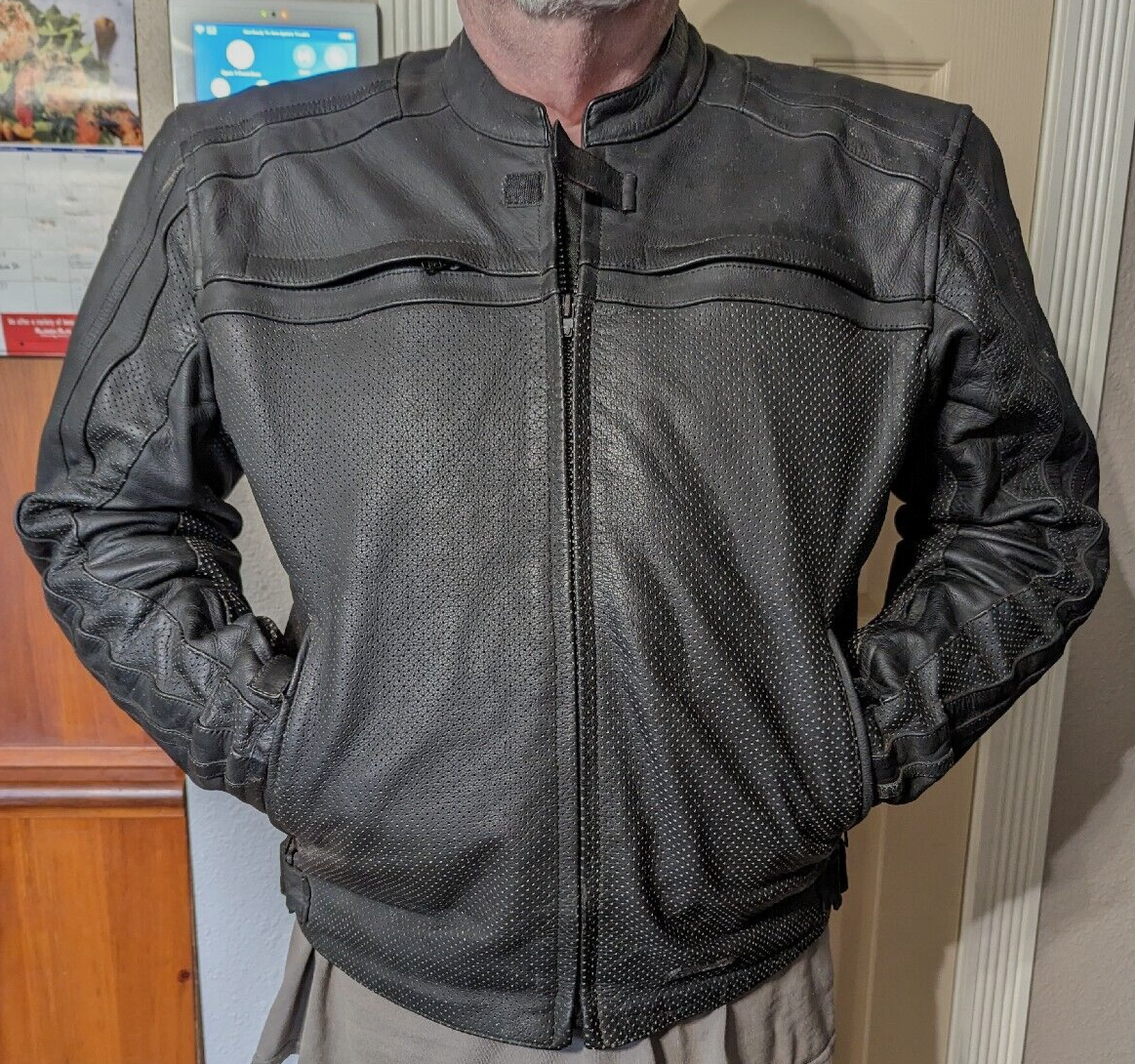 tourmaster Coaster Air Series 2 Leather Motorcycle Jacket