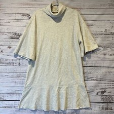 NWT Asos Grey Sweatshirt Cowl Neck Dress Size 10
