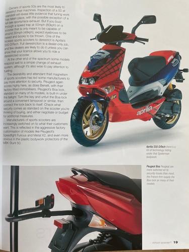 HAYNES THE SCOOTER BOOK VESPA PEUGEOT GILERA PIAGGIO YAMAHA APRILIA MBK ADLY - Imagen 3 de 5