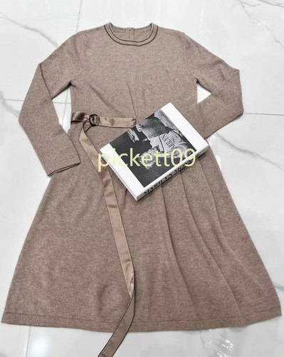 Brune Cucin-BC 100% cashmere abito gonna girocollo - Foto 15 di 20
