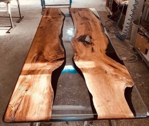 60x30 Inch Epoxy Resin Table Top for Dining Center or Decor