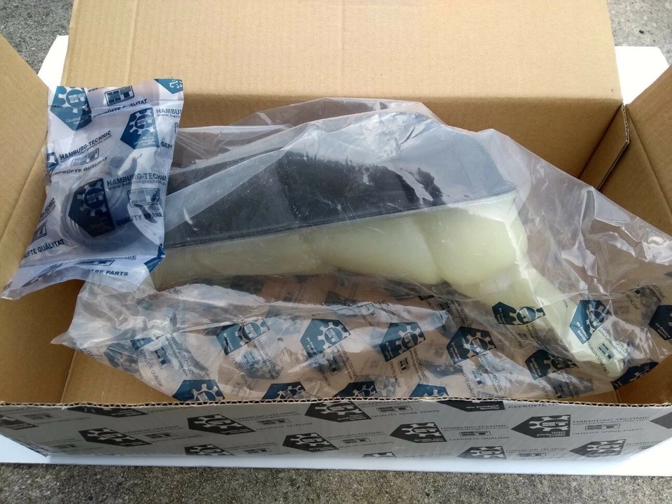 Tanque de expansión de desbordamiento depósito de refrigerante Mercedes Benz E320 E430 E55 NUEVO Foto 3 de 4