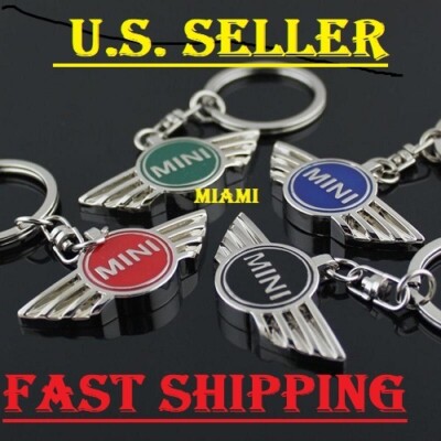 1-MINI COOPER 3D  METAL HIGH QUALITY KEY CHAIN  KEYCHAIN SHIPPED RANDOM COLOR