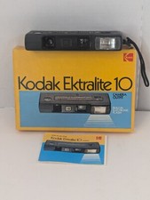 Vintage Kodak Ektralite 10 Camera W/ Box And Booklet