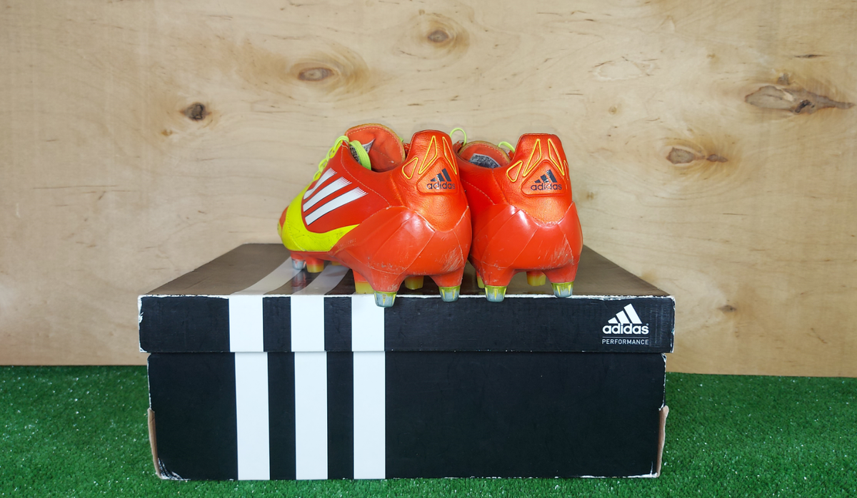 Adidas adizero F50 SG Leather V23966 Orange boots Cleats mens