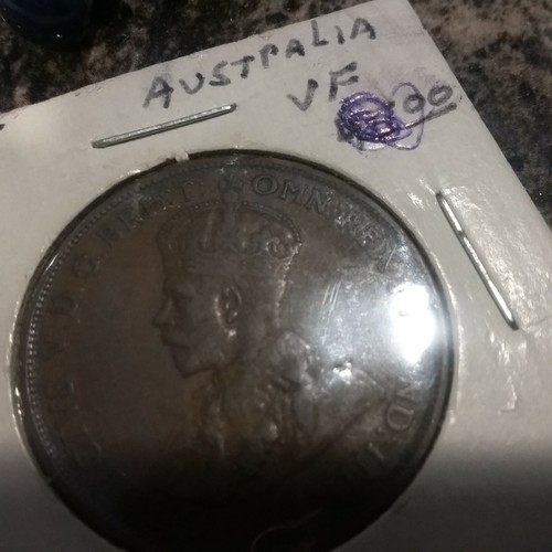 Rare 1925 M Australia 1 Penny - Picture 3 of 3