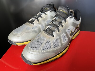 Nike Lunar Ascend Lunarlon Hyperfuse Mens Golf Shoes Size 10.5 483841-003 Silver