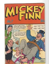 MICKEY FINN #7 1945- FRANK LEONARD 