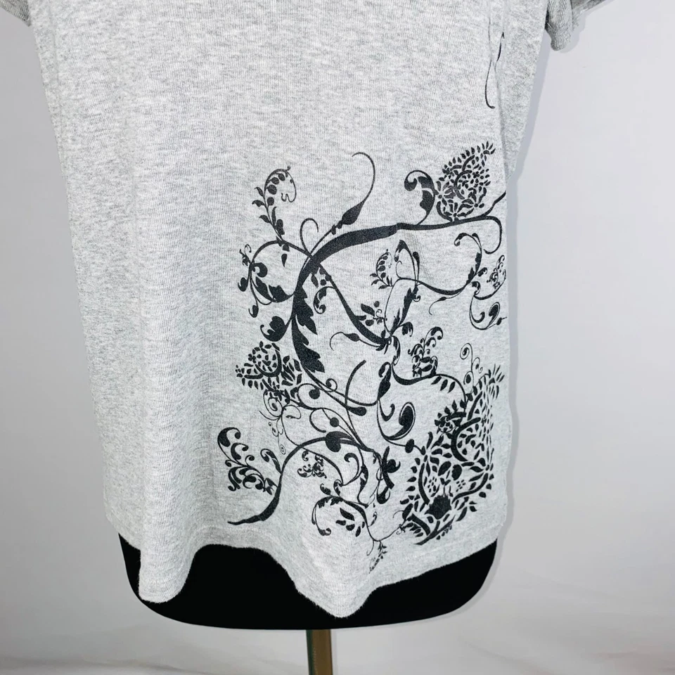 Camiseta SB Active Mujer Gris Bohemio Manga Corta Camiseta Activa Boho M Foto 3 de 4