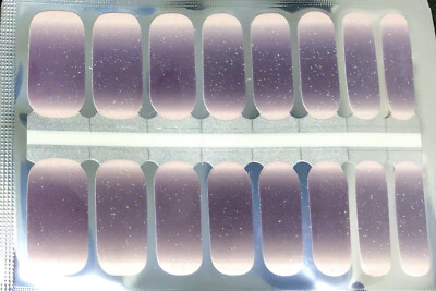 Color Nail Polish Strips, 16ct.  Starlight Sparkle Read Description Below