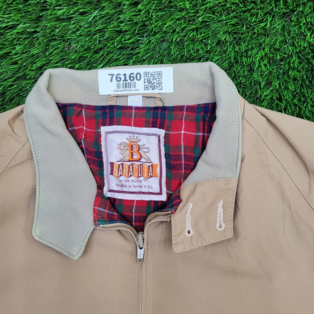 Vintage 80s Baracuta Blouson Jacket L/XL 24x24 Boxy Beige | eBay Vintage 80s Baracuta Blouson Jacket L/XL 24x24 Boxy Beige | eBay