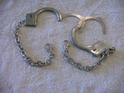 Metal Play Police Gag Joke Gift Hand Cuffs Party — photo 7