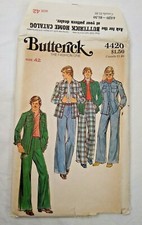 Butterick 4420 Men's Sewing Pattern Size 42 New Shirt Jacket  Pants