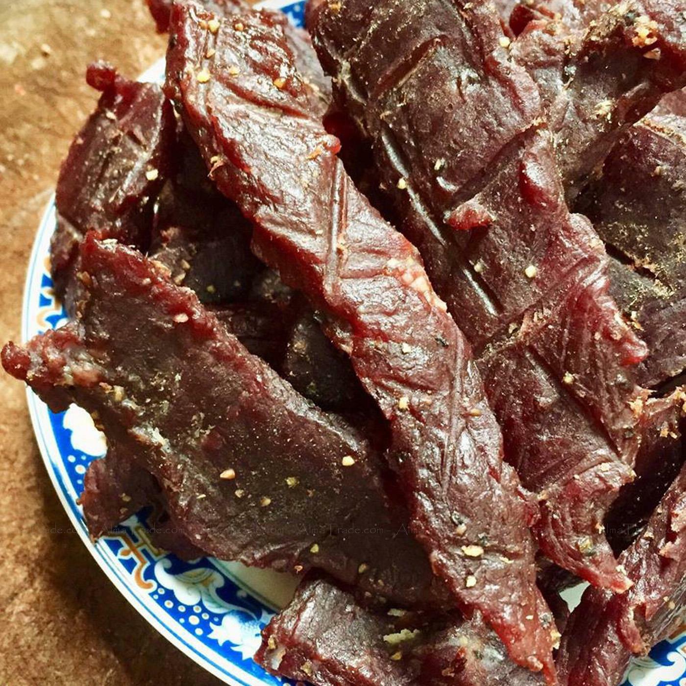 Kirkland Signature Steak Strips Thick Cut Jerky Beef Protein Snack Pack