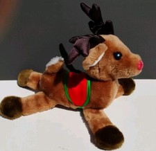 Vintage R Dakin Rudolph The Red Nosed Reindeer Plush 1983 Stuffed Animal Toy 8