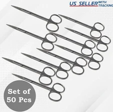 50 IRIS SCISSORS 4.5" STRAIGHT SURGICAL INSTRUMENTS