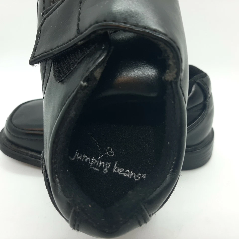 jumping beans bebé negro "zapatos de vestir con correa" talla 4 med de Kohl's Foto 3 de 4