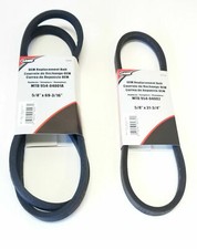 Set of 2 Drive Belts w/ Kevlar for MTD, Cub Cadet 754-04001, 754-04002