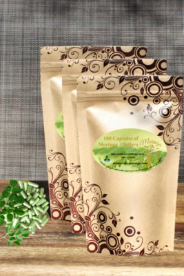 Vitamins Moringa 300 Veggie Capsules GROWN IN Queensland MARINGA FARM Australia
