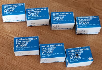 Audio Technica AT100E Phono Cartridge w/ Instructions, Hardware, Stylus Guard