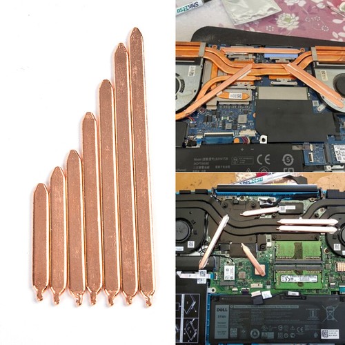 Copper Tube Diy Computer Laptop Cooling Notebook Heat Pipe Flat Tube 60mm-15-i- - Afbeelding 1 van 15