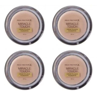 Max Factor Miracle Touch Foundation with SPF 30 + Hyaluronic Acid *CHOOSE SHADE*