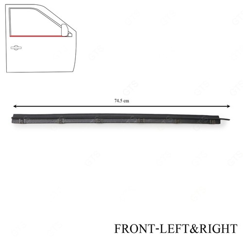 Fits Toyota Corolla Sedan KE20 E20 1970 - '74 Lh/Rh Outer Weatherstrip Door Belt - Picture 3 of 8