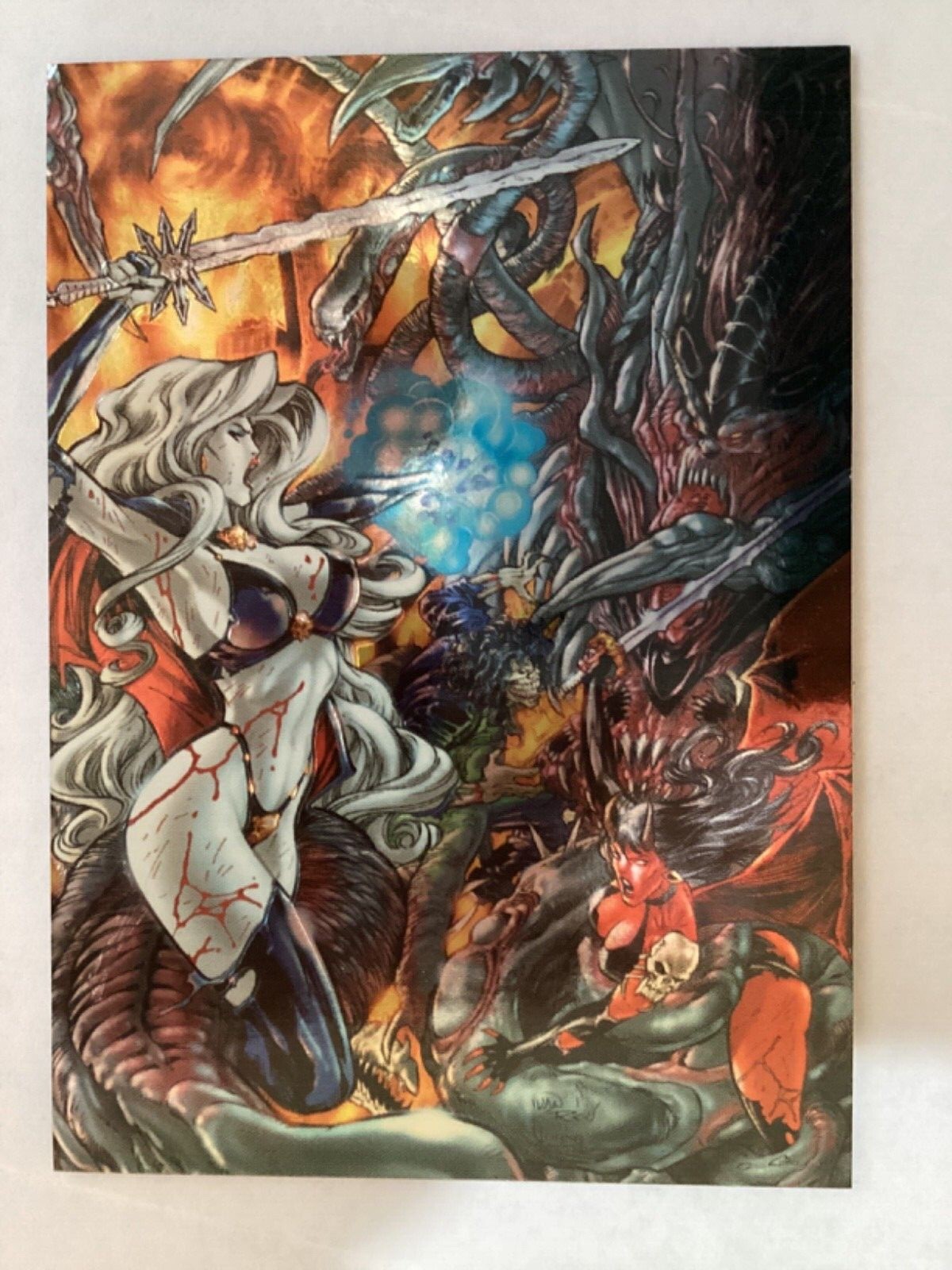 1999 Lady Death Night Gallery Metal Tex Trading cards - you pick the card - Picture 41 of 51