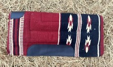 Westernpad "Texas" Pad, close-contact form, dick, Showpad, Burgundy  "32"  *NEU*