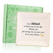 Mothers Day Birthday Gifts for StepMom,Mother in Law Gift-Ceramic Bonus Mom