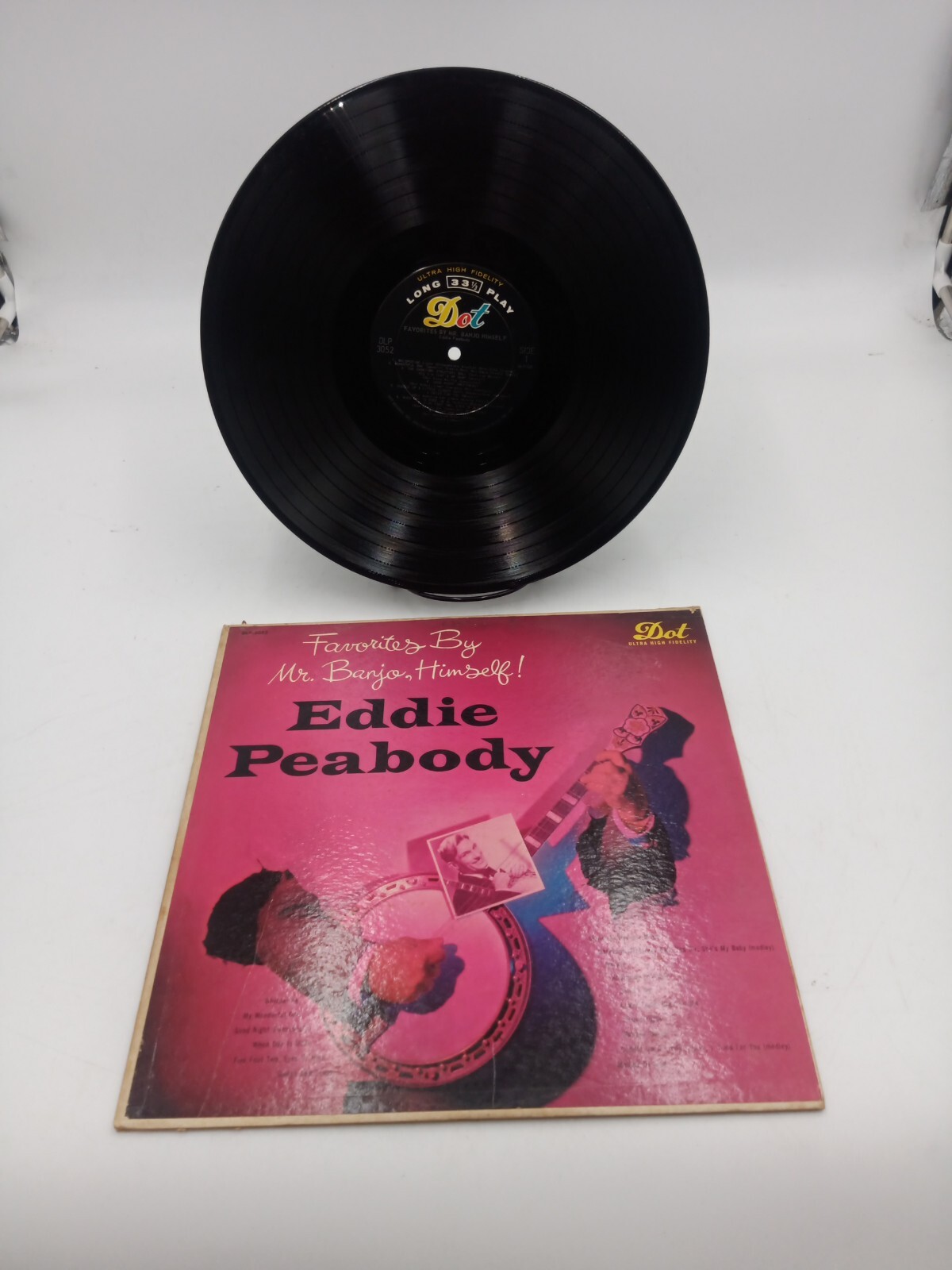 BOXDG45  Eddie Peabody - Favorites By Mr. Banjo, Himself ! LP, Album, Mono Dot R