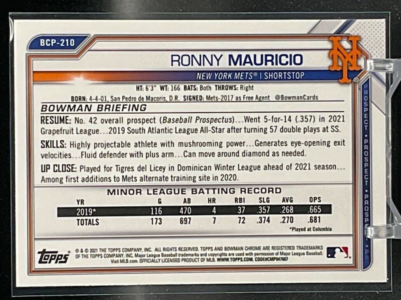 New York Mets *Choose Your Baseball Card* Inserts Rookies Autos (Updated 7/26) - Picture 326 of 512